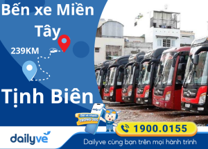 Vé xe từ Bến xe Miền Tây đi Tịnh Biên