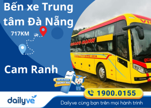 Vé xe từ Bến xe Trung tâm Đà Nẵng đi Cam Ranh