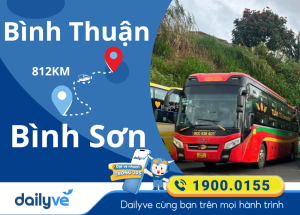 Vé xe từ Bình Thuận đi Bình Sơn
