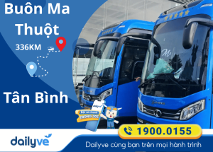 Vé xe từ Buôn Ma Thuột đi Tân Bình