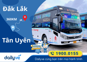 Vé xe từ Đắk Lắk đi Tân Uyên