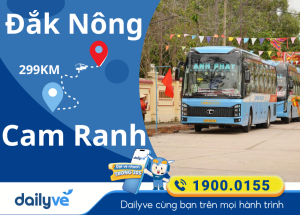 Vé xe từ Đắk Nông đi Cam Ranh