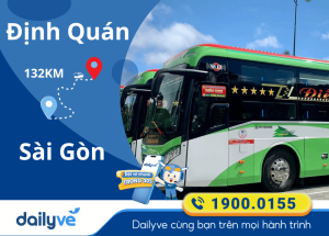 Vé xe từ Định Quán đi Sài Gòn