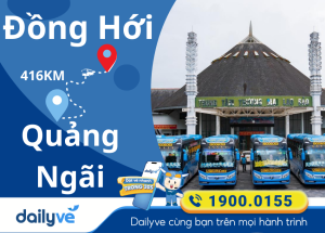 Vé xe từ Đồng Hới đi Quảng Ngãi