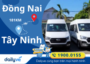 Vé xe từ Đồng Nai đi Tây Ninh