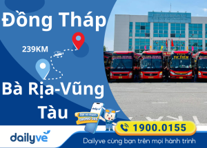 Vé xe từ Đồng Tháp đi Bà Rịa-Vũng Tàu