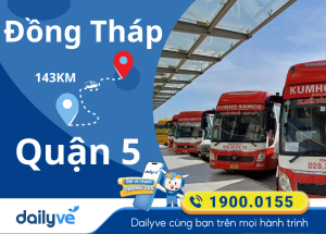 Vé xe từ Đồng Tháp đi Quận 5