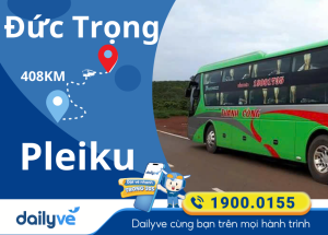 Vé xe từ Đức Trọng đi Pleiku