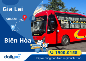 Vé xe từ Gia Lai đi Biên Hòa