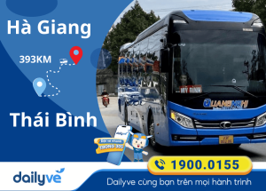 Vé xe từ Hà Giang đi Thái Bình