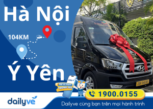 Vé xe từ Hà Nội đi Ý Yên