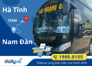 Vé xe từ Hà Tĩnh đi Nam Đàn