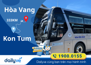 Vé xe từ Hòa Vang đi Kon Tum