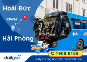 Vé xe từ Hoài Đức đi Hải Phòng
