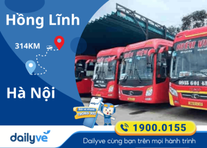 Vé xe từ Hồng Lĩnh đi Hà Nội