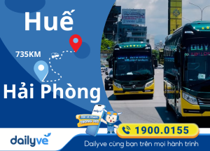 Vé xe từ Huế đi Hải Phòng