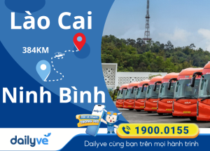 Vé xe từ Lào Cai đi Ninh Bình