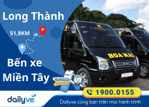Vé xe từ Long Thành đi Bến xe Miền Tây