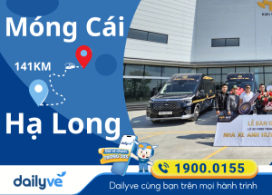 Vé xe từ Móng Cái đi Hạ Long