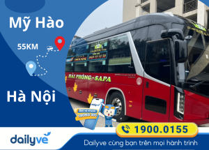 Vé xe từ Mỹ Hào đi Hà Nội