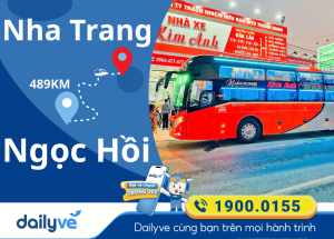 Vé xe từ Nha Trang đi Ngọc Hồi (Kon Tum)
