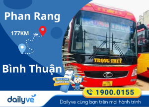 Vé xe từ Phan Rang đi Bình Thuận