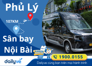 Vé xe từ Phủ Lý đi Sân bay Nội Bài