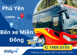 Vé xe từ Phú Yên đi Bến xe Miền Đông