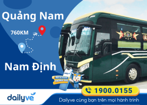 Vé xe từ Quảng Nam đi Nam Định