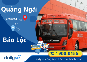 vé xe từ Quảng Ngãi đi Bảo Lộc