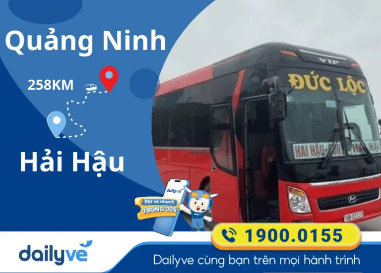 Vé xe từ Quảng Ninh đi Hải Hậu