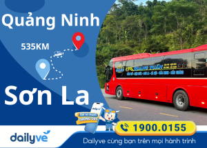 Vé xe từ Quảng Ninh đi Sơn La