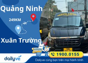 Vé xe từ Quảng Ninh đi Xuân Trường