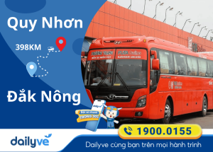 Vé xe từ Quy Nhơn đi Đắk Nông