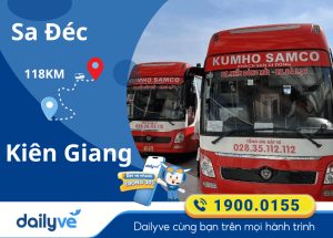 Vé xe từ Sa Đéc đi Kiên Giang