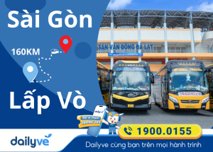 Vé xe từ Sài Gòn đi Lấp Vò