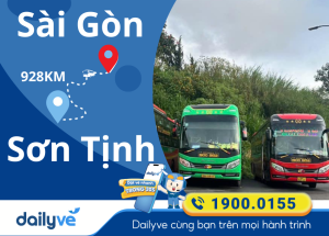 Vé xe từ Sài Gòn đi Sơn Tịnh