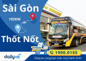 Vé xe từ Sài Gòn đi Thốt Nốt