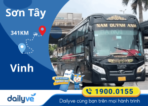 Vé xe từ Sơn Tây đi Vinh