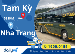 Vé xe từ Tam Kỳ đi Nha Trang