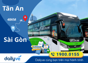 Vé xe từ Tân An đi Sài Gòn