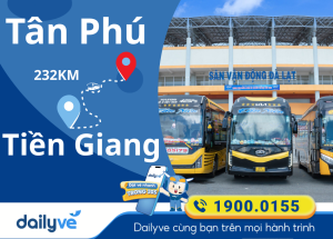 Vé xe từ Tân Phú đi Tiền Giang