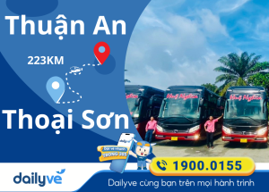Vé xe từ Thuận An đi Thoại Sơn