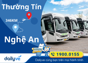 Vé xe từ Thường Tín đi Nghệ An