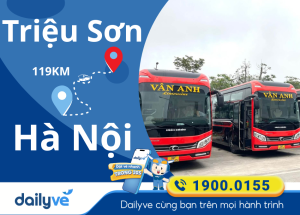 Vé xe từ Triệu Sơn đi Hà Nội