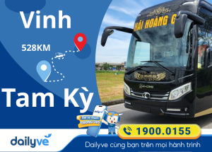 Vé xe từ Vinh đi Tam Kỳ