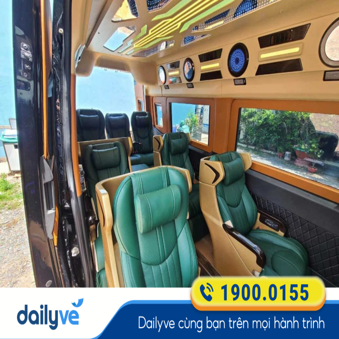 Ghế ngồi Limousine 9 chỗ mềm mại và chất lượng cao