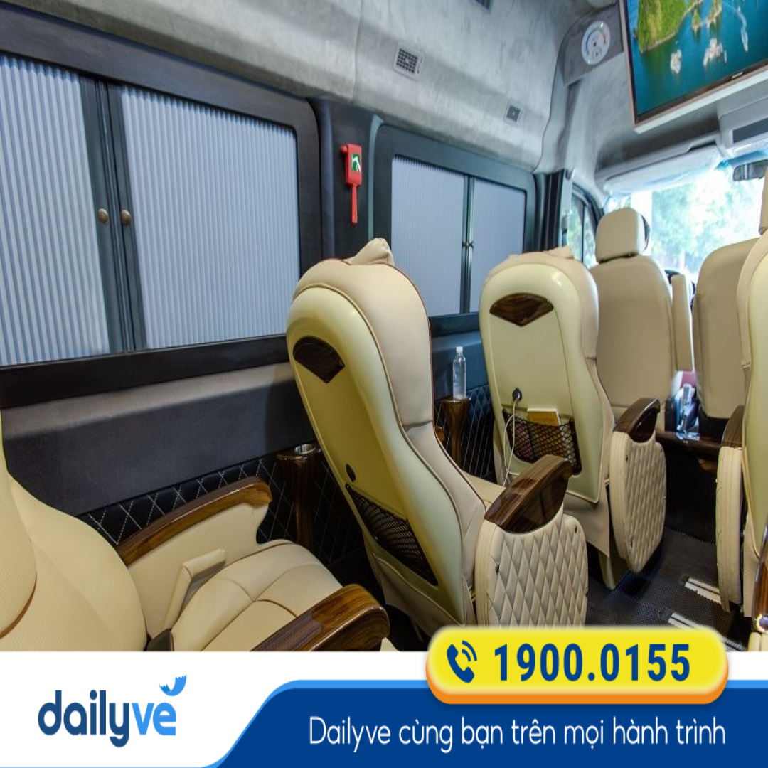 Ghế Limousine thoải mái và êm ái