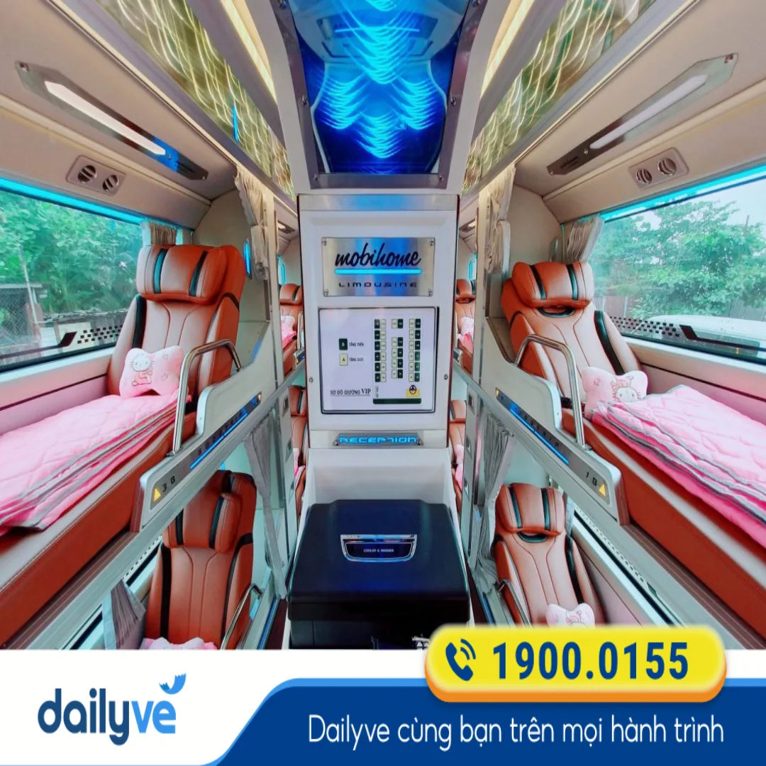 Giường nằm Limousine 34 chỗ cao cấp và hiện đại
