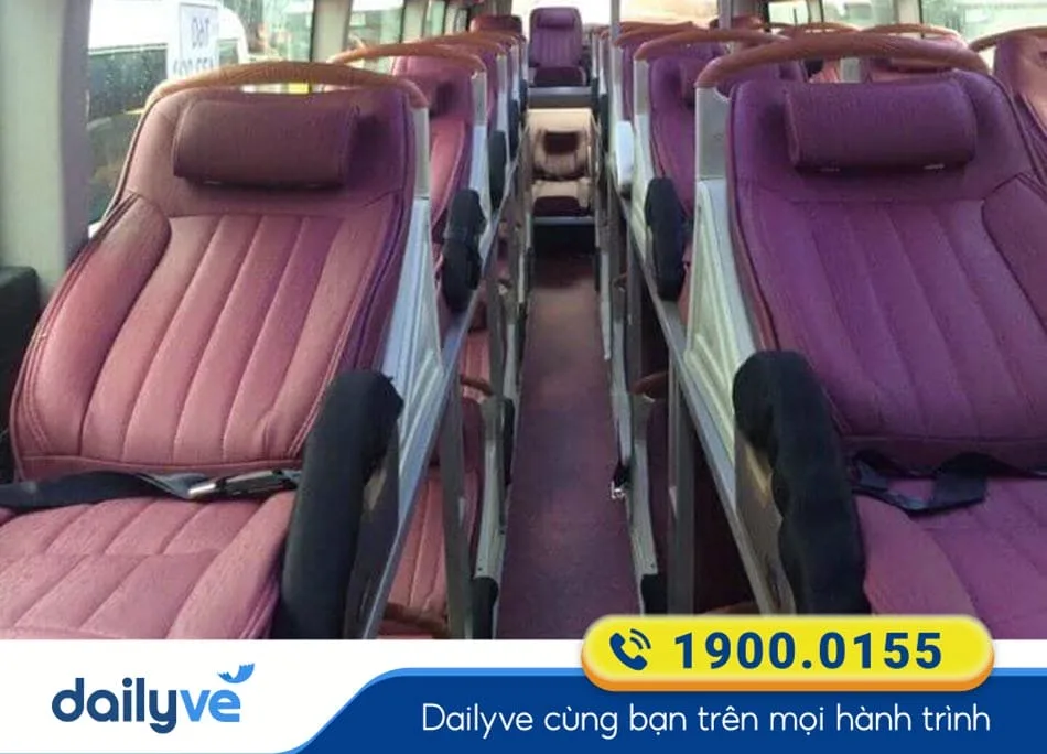 Kiểu dáng sang trọng xe giường nằm 40 chỗ của nhà xe Quốc Thịnh